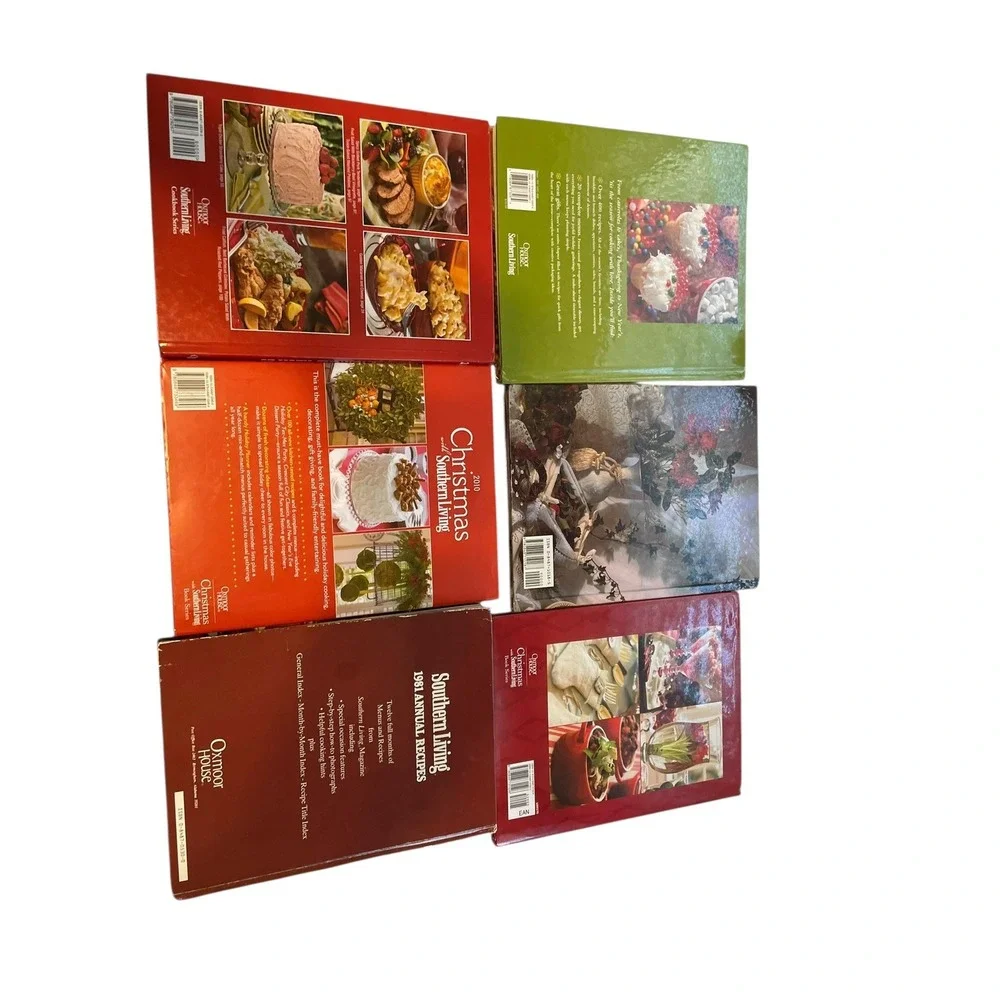Southern Living Christmas Cookbook‎ Lot Annual Recipes Holiday Baking